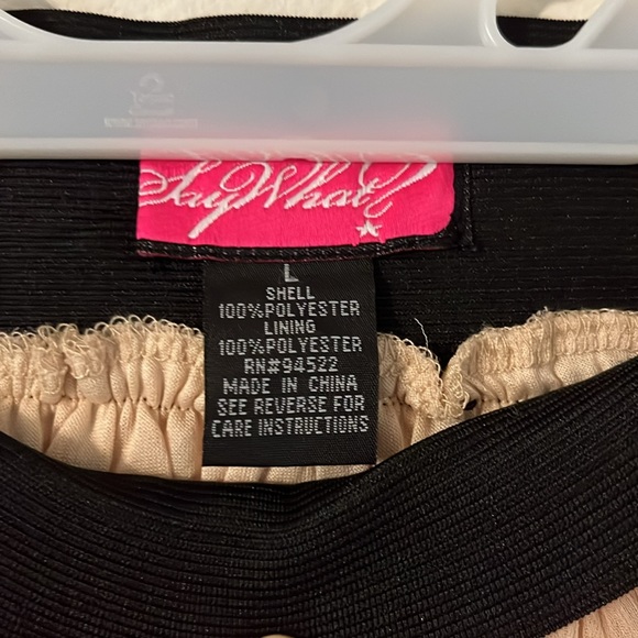 Fully lined light peach maxi skirt - Picture 4 of 4